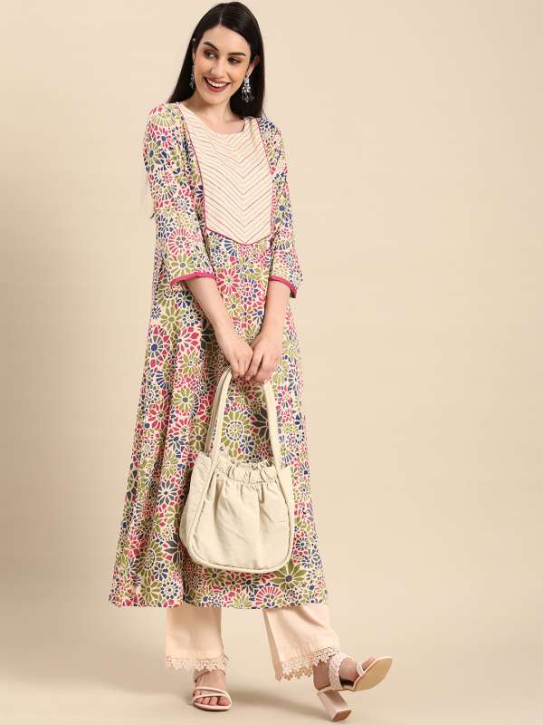 Anouk Multicoloured Printed Kurta 4640405.htm Buy Anouk
