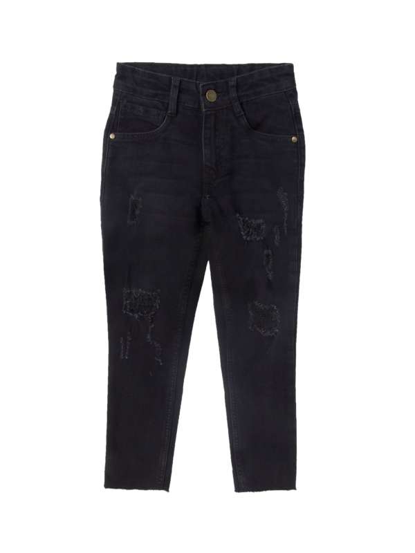 Black Ripped Jeans For Boys Buy Black Ripped Jeans For Boys online in India