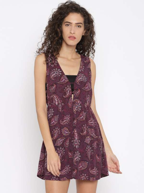 burgundy dress online