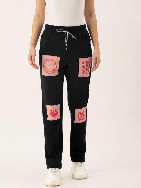 Buy Yuvraah Embellished Men's Black Track Pants online | Looksgud.in