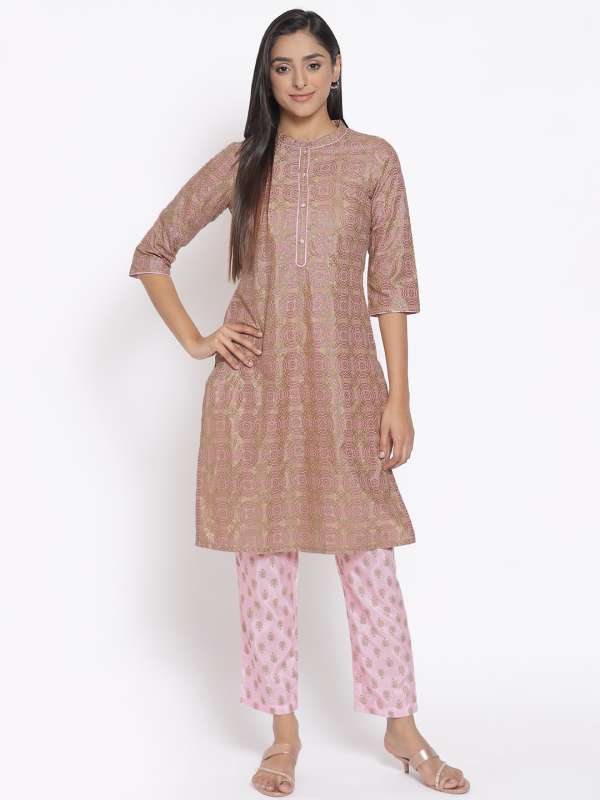 Peach Beige White Nude Women Kurtas Kurtis Aurelia Mother Earth