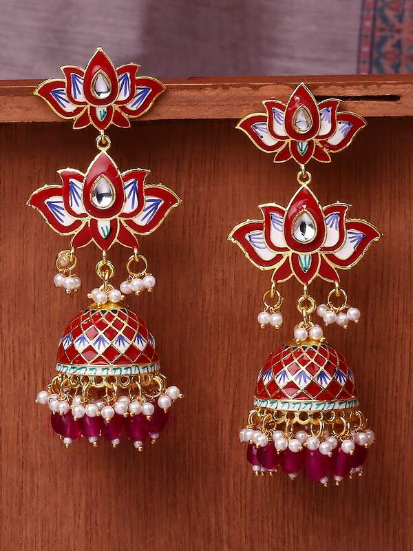 The Best Meenakari Jewellery Pieces We Spotted Online for Your Mehendi! |  WedMeGood