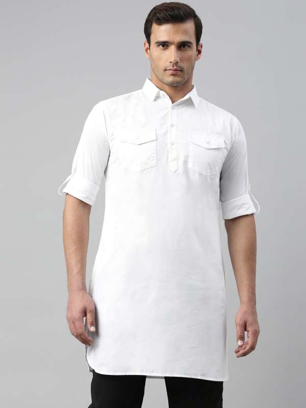 Pathani online white colour