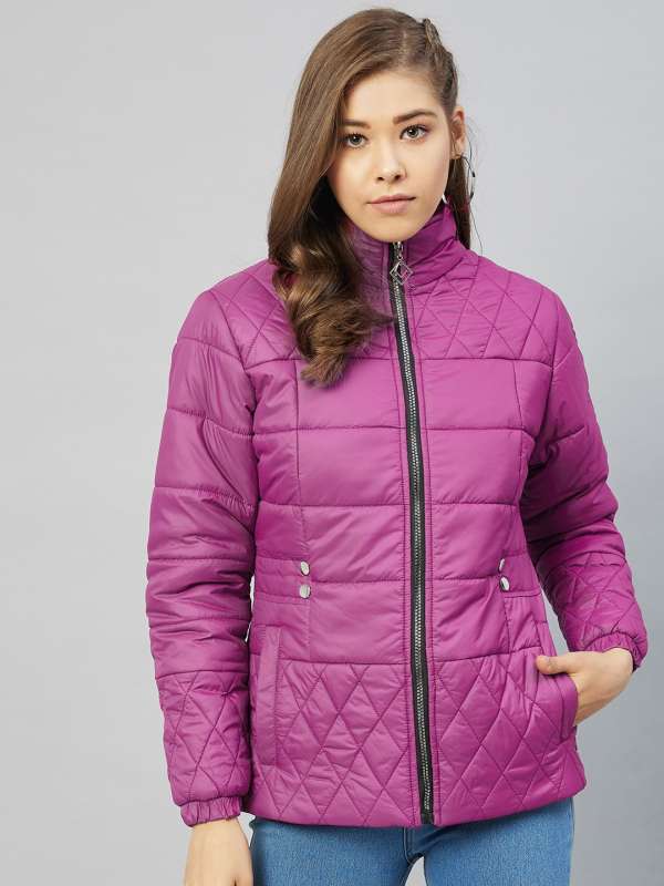 Winter jacket for ladies myntra discount