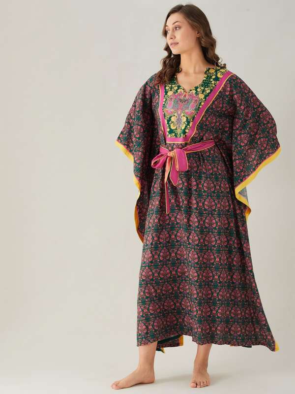 Kaftan nighty 2025 myntra