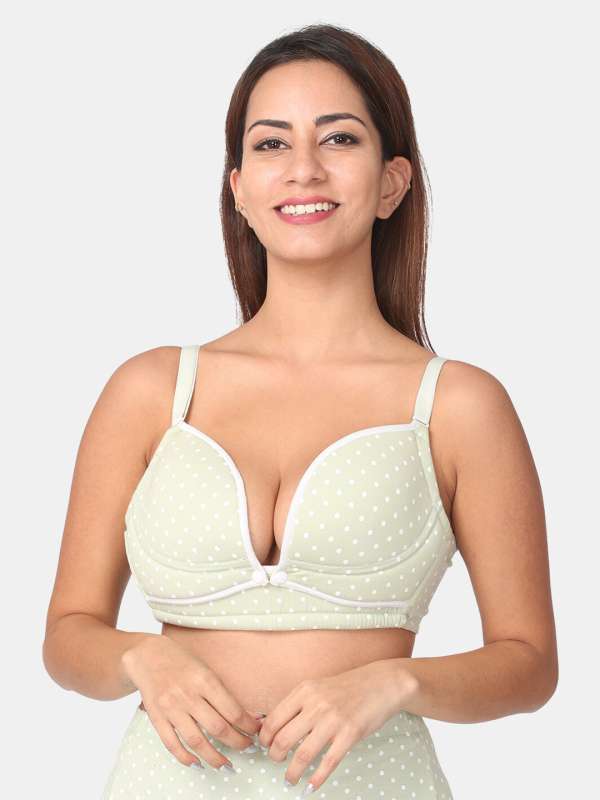 The Mom Store Pack Of 2 Sleeveless Solid Maternity Nursing Sleep Bra Beige  & Grey Online in India, Buy at Best Price from  - 15657606