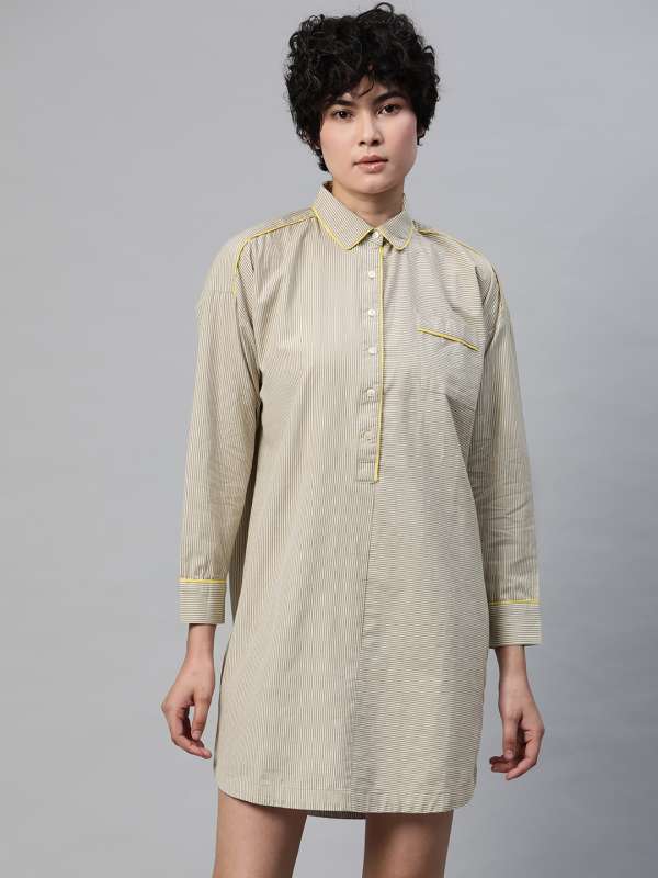 Cream Nightdress Buy Cream Nightdress online in India