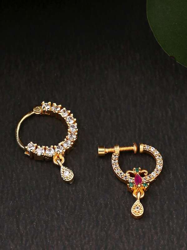 Ring Nosepin Buy Ring Nosepin Online in India Myntra