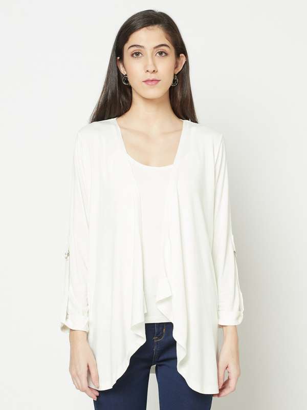 White shrug online on sale