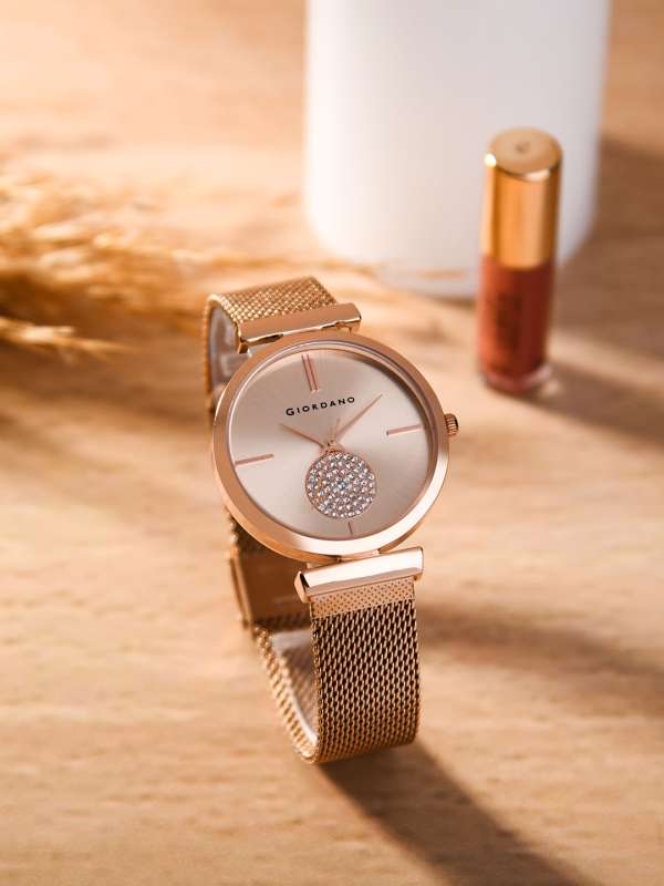 Giordano rose gold women's watch deals