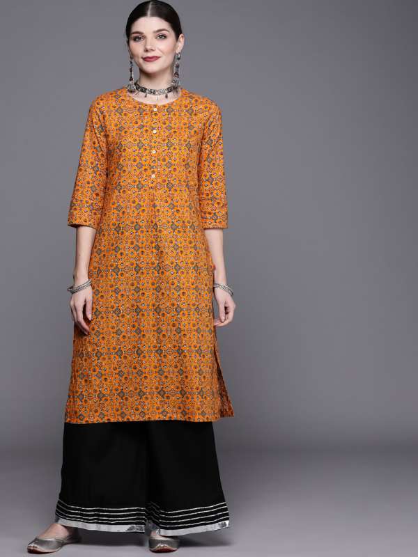 Biba orange anarkali new arrivals