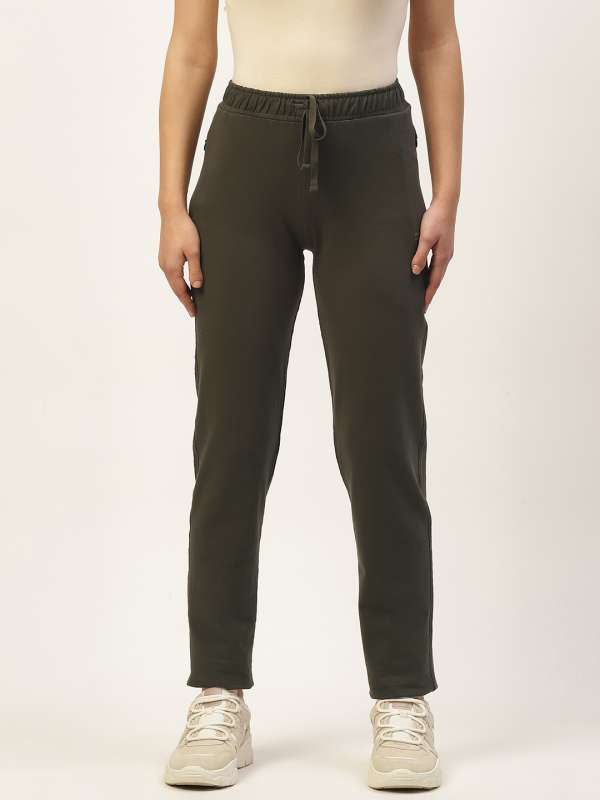 FEMEA Women Solid Straight-Fit Track Pants