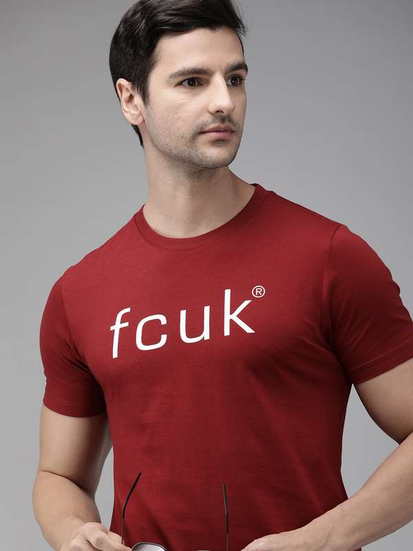 Frenchconnection Red Printed Round Neck 