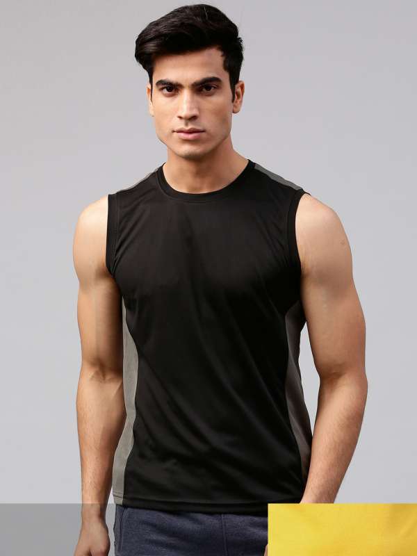 sleeveless t shirt for men combo