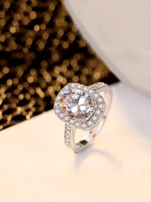 Designer Diamond Platinum Ring for Women JL PT R-8029-gemektower.com.vn