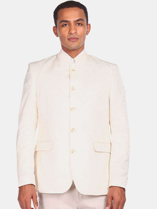 arrow white blazer