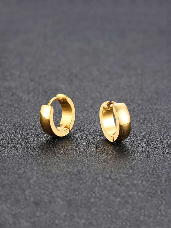 Round earrings men clearance