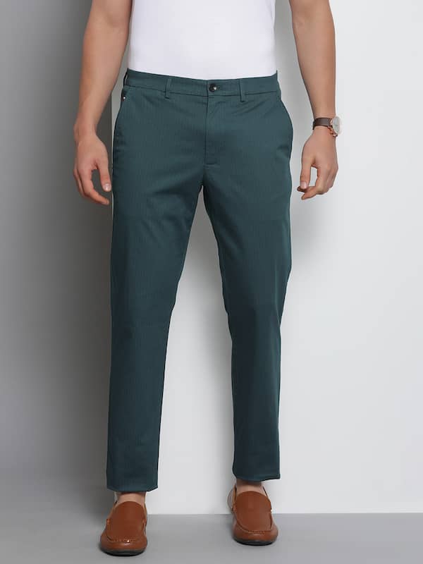 Men Cropped Trousers 51384631 - Buy Men Cropped Trousers 51384631 online in  India