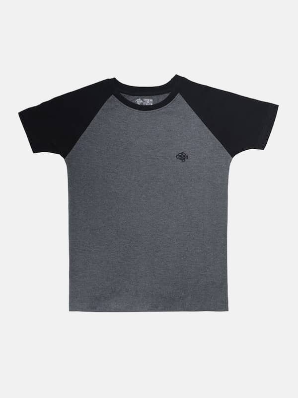 Washed Grey Tshirt - Buy Washed Grey Tshirt online in India