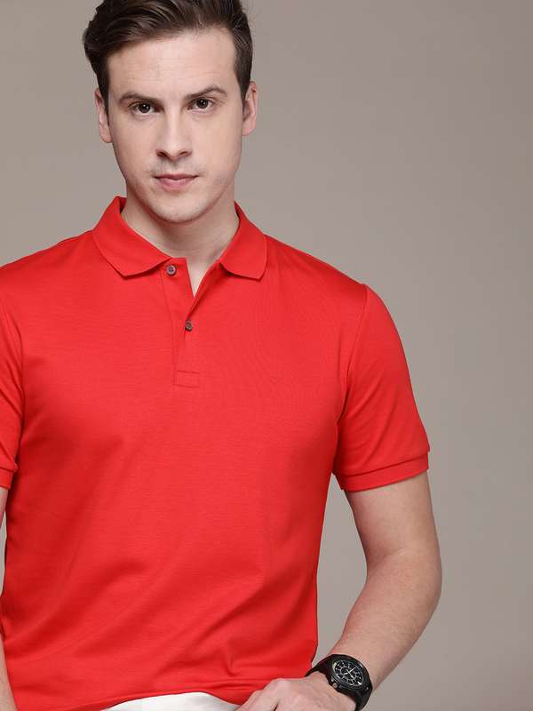 Calvin Klein Jeans Red Polo T Shirt 