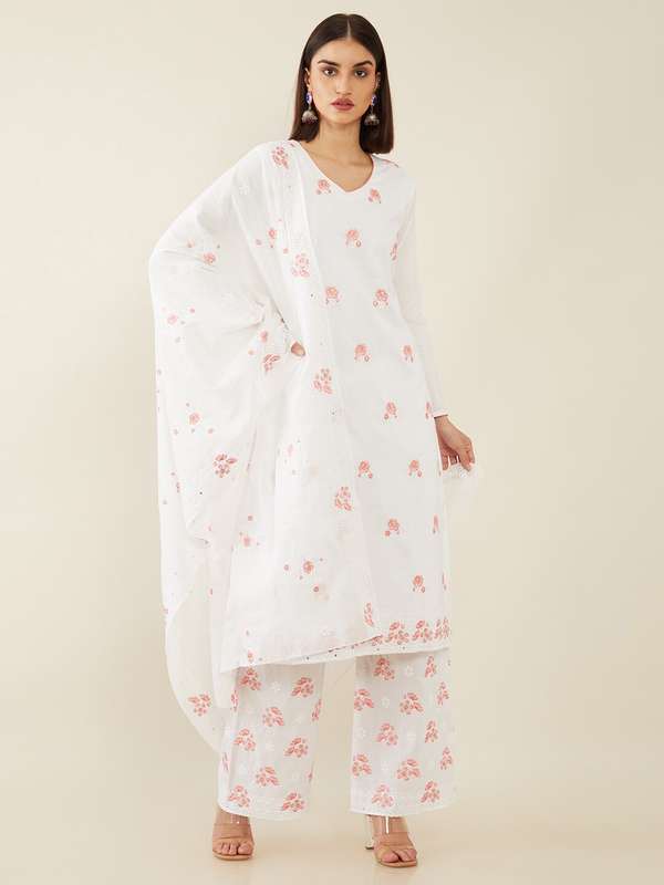 White Dress Material - Buy White Dress 