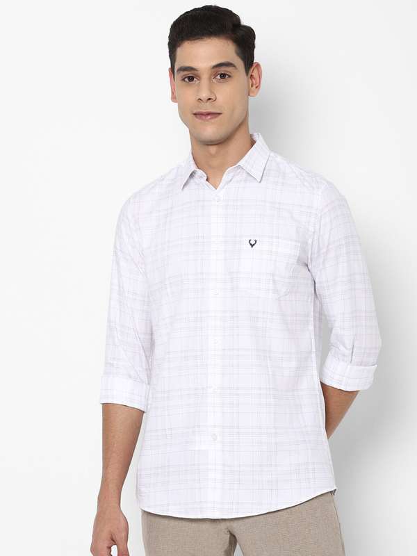 allen solly white shirt