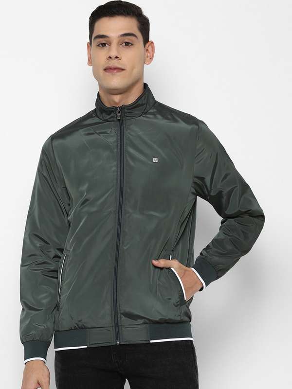 allen solly leather jacket