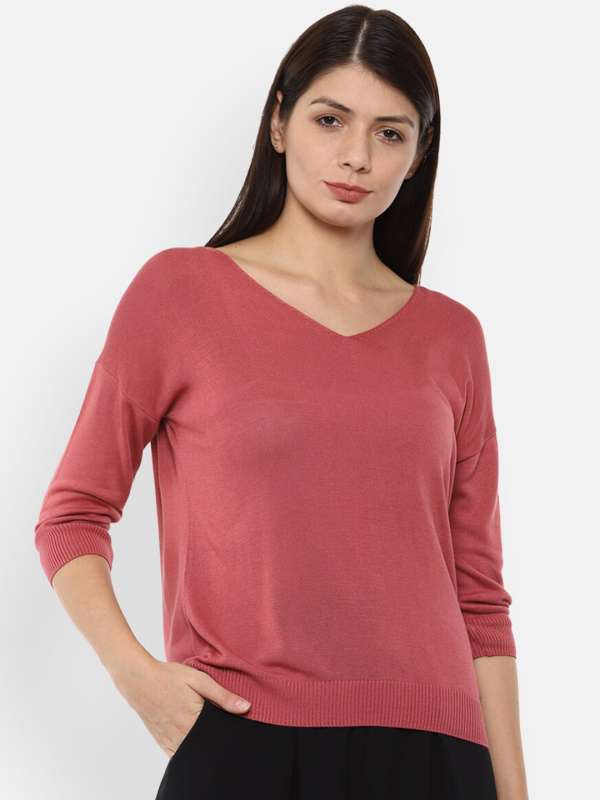 Van Heusen Women V Neck Sweaters Buy Van Heusen Women V Neck Sweaters online in India