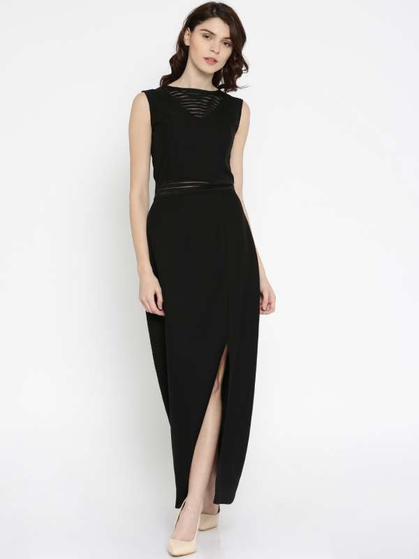 myntra party wear maxi dress