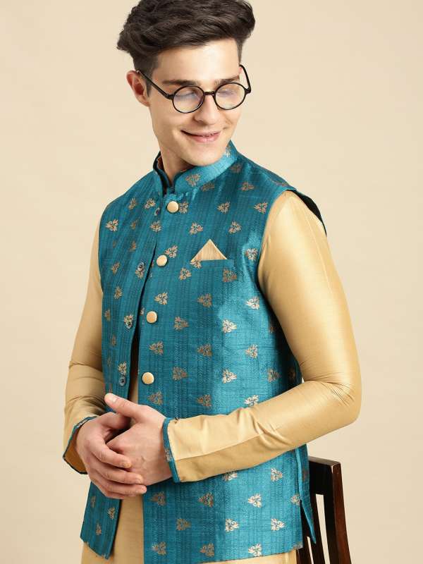 Sleeveless jacket for kurti clearance