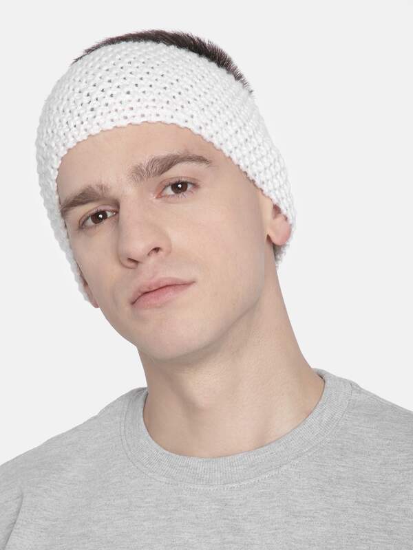 Men White Headband - Buy Men Headband online in India