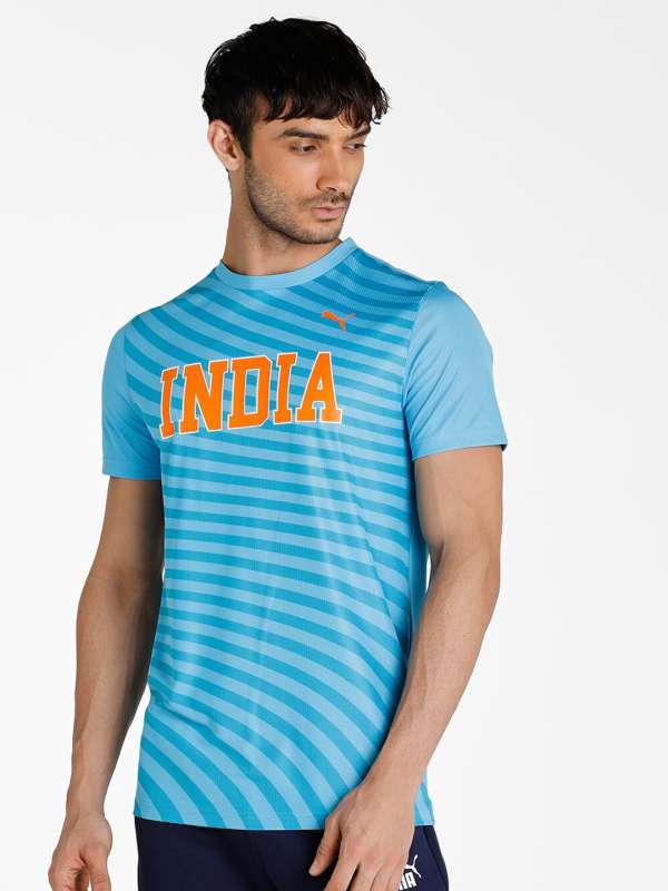 Puma Men Blue Evostripe Move Round Neck T Shirt 6732329.htm Buy Puma Men Blue Evostripe Move Round Neck T Shirt 6732329.htm online in India
