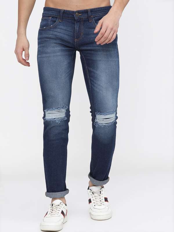 Men Knee Ripped Jeans - Buy Men Knee 
