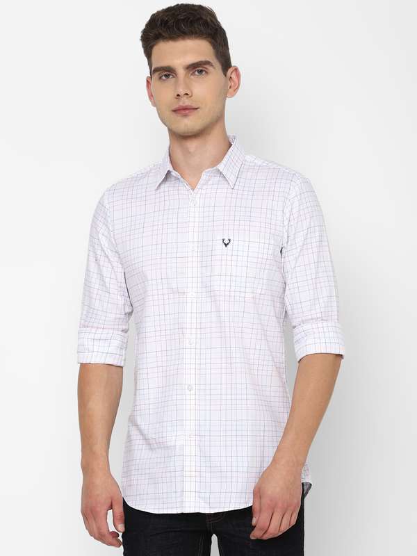 allen solly white shirt