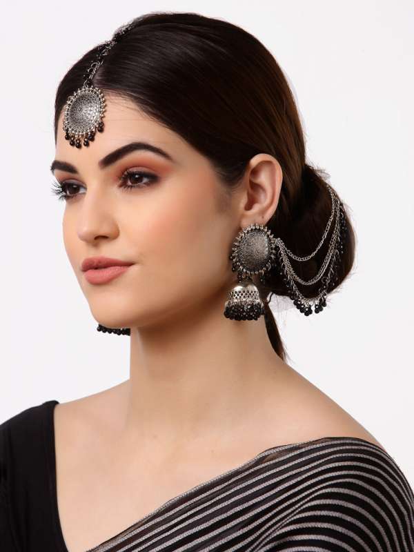 Black metal jewellery sets deals