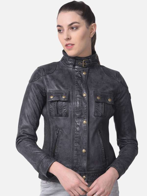 Original leather outlet jacket woodland