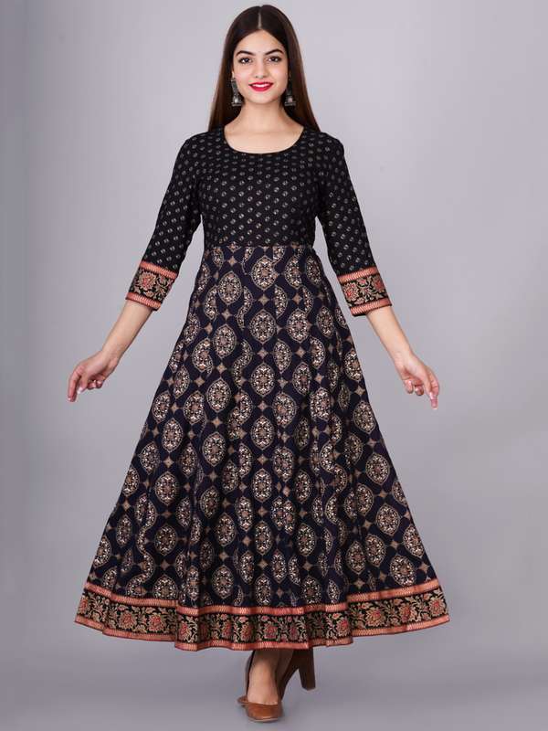 Black Anarkali - Buy Trendy Black 