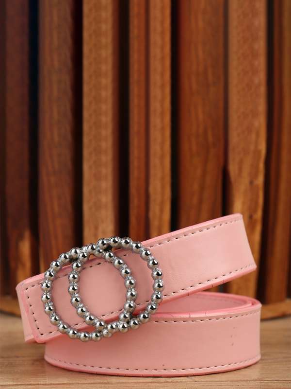 discount 95% Pink/Red Single Stradivarius Set of elastic belts WOMEN FASHION Accessories Belt Pink 