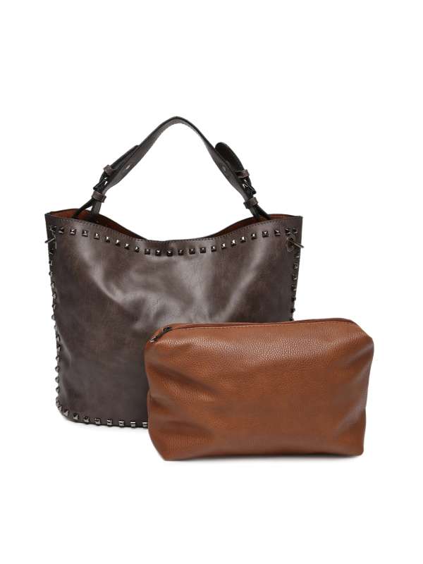 myntra leather bags