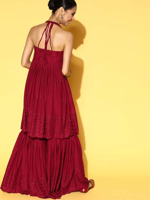 Backless kurta online cheap