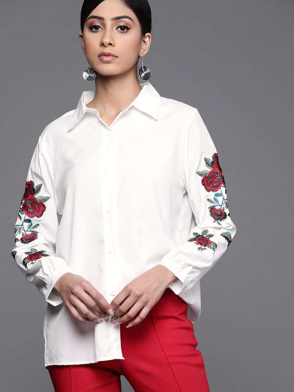 Women Embroidered Shirts - Buy Women 
