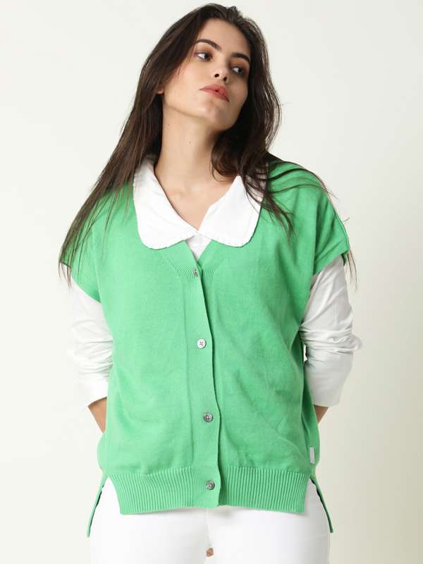Lime Green Sweaters Buy Lime Green Sweaters online in India