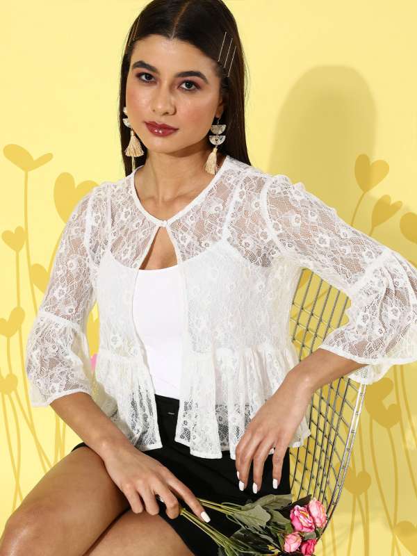 Girls lace sales shrug