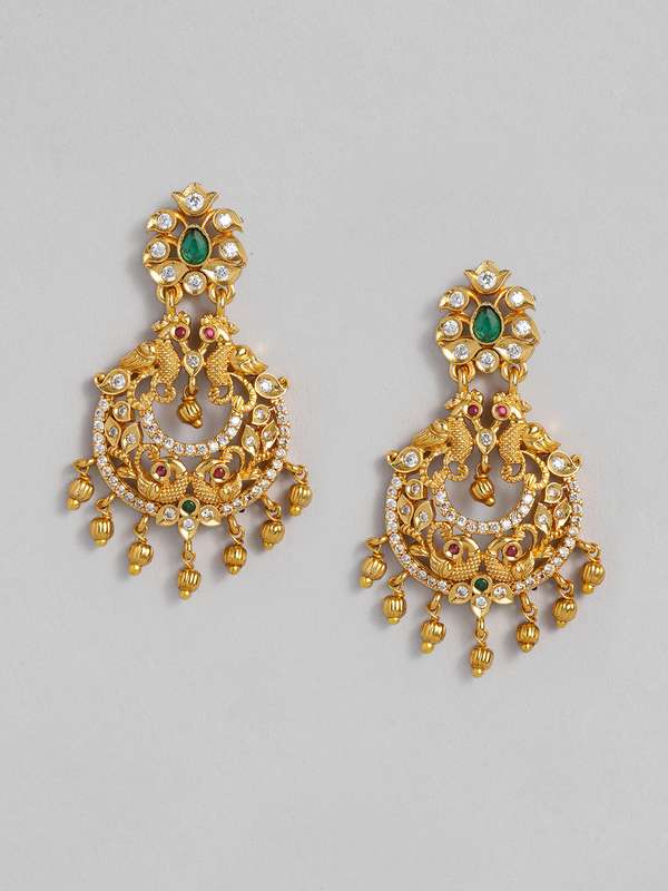 Peora Stone Earrings Buy Peora Stone Earrings Online In India