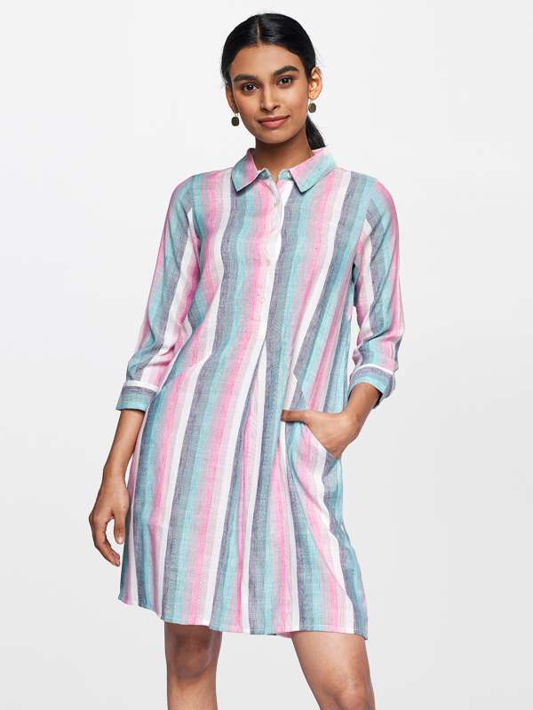 Multicoloured Women Dresses Global Desi Summer Buy Multicoloured