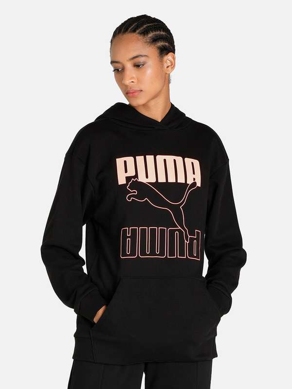 puma full sleeve printed women sweatshirt