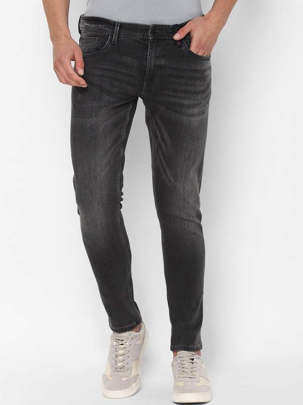 Grey Men Silver Jeans Sports Allen 