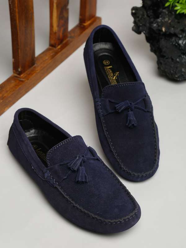 mens blue suede shoes for sale