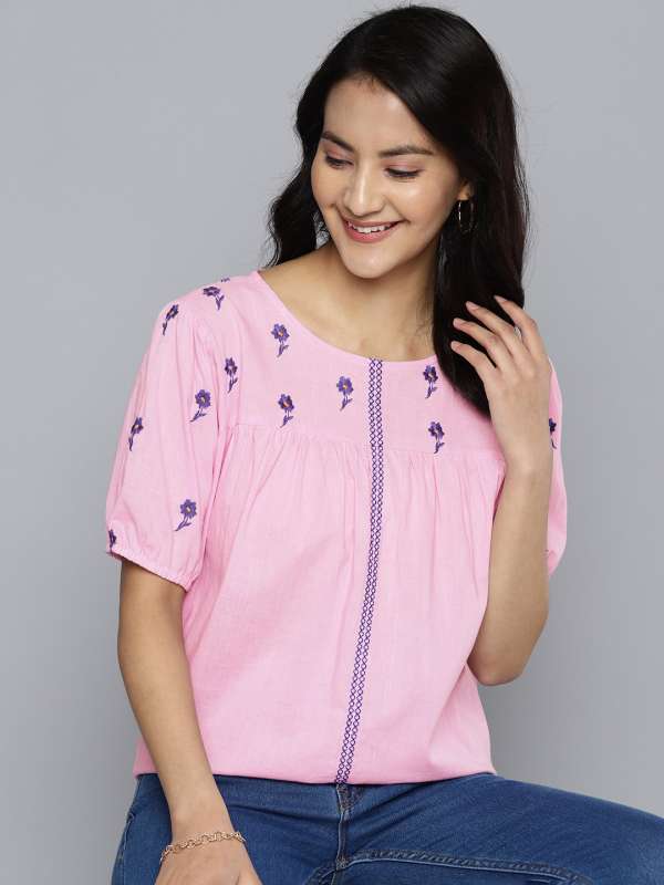 Cotton tops 2024 for women