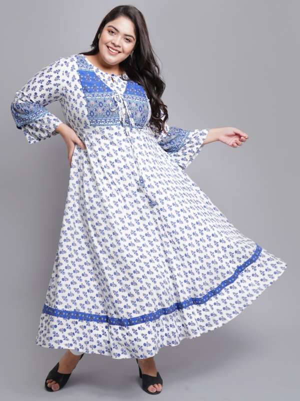 Buy Ankle Length Kurti Online In India -  India